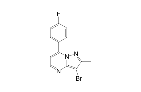 3-BROMO-7-(4-FLUOROPHENYL)-2-METHYLPYRAZOLO-[1,5-A]-PYRIMIDINE