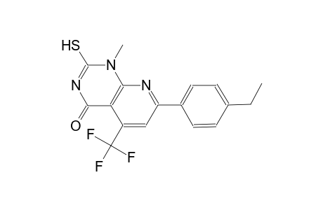 pyrido[2,3-d]pyrimidin-4(1H)-one, 7-(4-ethylphenyl)-2-mercapto-1-methyl-5-(trifluoromethyl)-