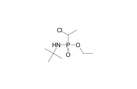 Phosphonamidic acid, P-(1-chloroethyl)-N-(1,1-dimethylethyl)-, ethyl ester, (R*,S*)-