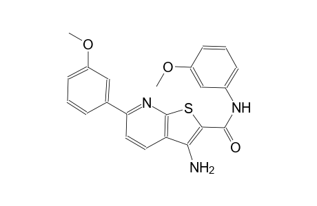 3-amino-N,6-bis(3-methoxyphenyl)thieno[2,3-b]pyridine-2-carboxamide