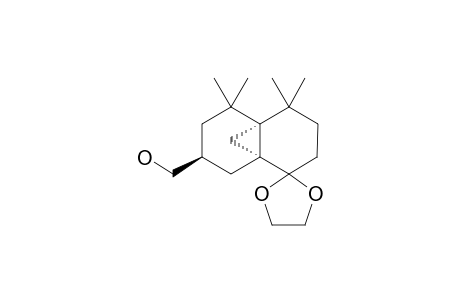 Spiro[1,3-dioxolane-2,1'(2'H)-[4a,8a]methanonaphthalene]-7'-methanol, hexahydro-.alpha.,.alpha.,4,5-tetramethyl-, [4'aR-[1'(4S*,5S*),4'a.alpha.,7'.beta.,8'a.alpha.]]-