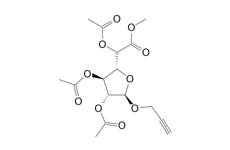 PROPARGYL-2,3,5-TRI-O-ACETYL-(METHYL-D-GALACTOFURANOSID)-URONATE