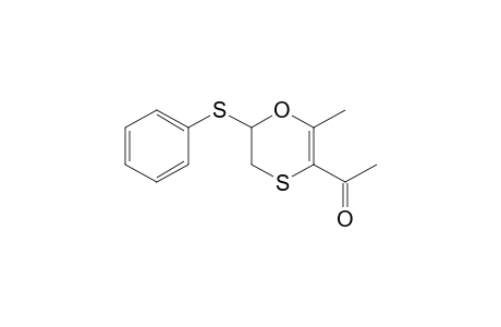 1-(6-Methyl-2-phenylsulfanyl-2,3-dihydro-1,4-oxathiin-5-yl)ethanone