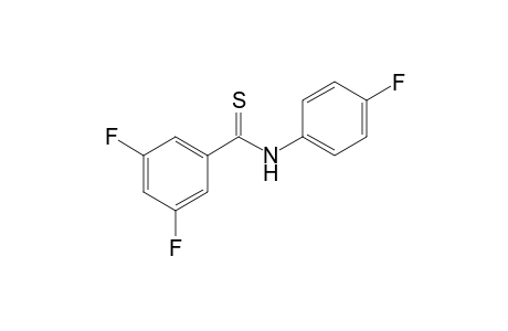 N-(4-fluorophenyl)-3,5-difluorobenzothioamide