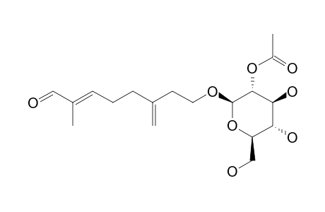 7-FORMYL-3-METHYLENE-6E-OCTENOL-O-BETA-D-[2'-O-ACETYL-GLUCOPYRANOSIDE]