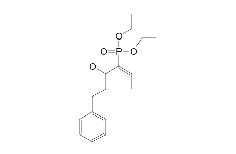 (E)-4-diethoxyphosphoryl-1-phenylhex-4-en-3-ol