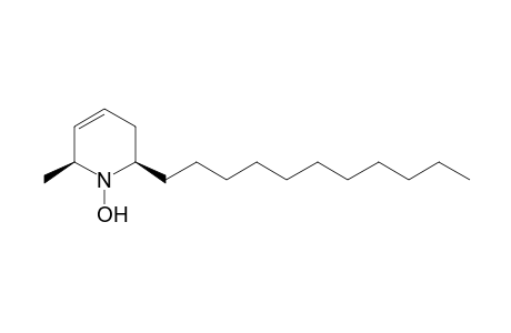 Pyridine, 1,2,3,6-tetrahydro-1-hydroxy-6-methyl-2-undecyl-, cis-