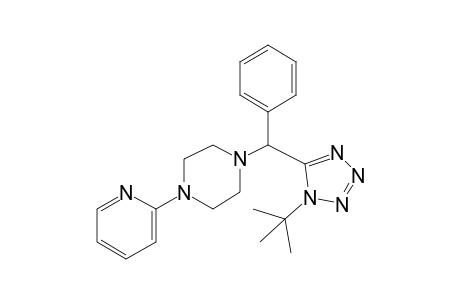 1-((1-(Tert-butyl)-1H-tetrazol-5-yl)(phenyl)methyl)-4-(pyridin-2-yl)piperazine