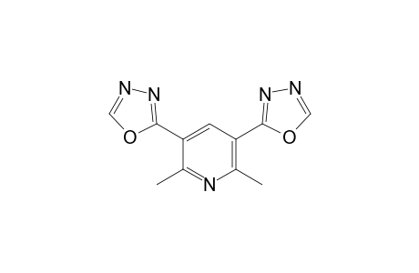 2,6-Dimethyl-3,5-bis-[1,3,4]oxadiazol-2-yl-pyridine