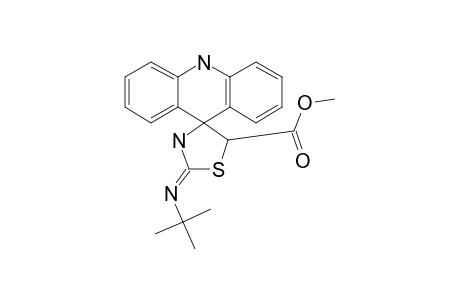 2-TERT.-BUTYLIMINO-5-(METHOXYCARBONYL)-SPIRO-[9',10'-DIHYDROACRIDINE-9',4-(1,3-THIAZOLIDINE)]