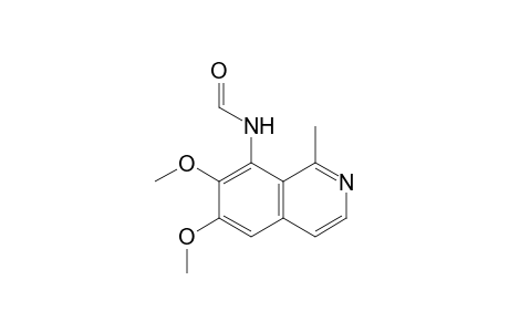 Formamide, N-(6,7-dimethoxy-1-methyl-8-isoquinolinyl)-