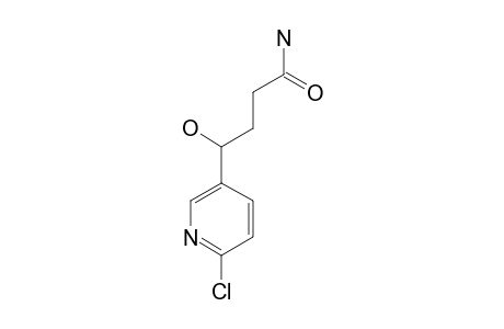 4-(6-CHLOROPYRIDIN-3-YL)-4-HYDROXY-BUTYRAMIDE