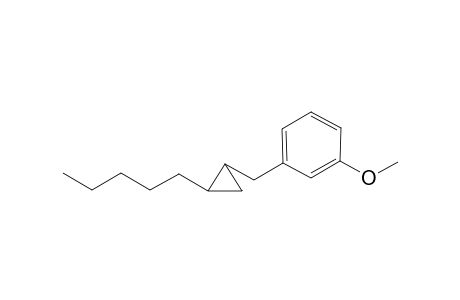 trans-1-[(2-Pentylcyclopropyl)methyl]-3-methoxybenzene
