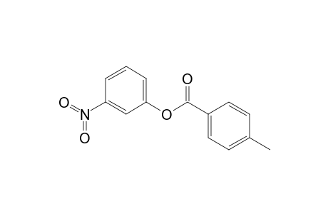 4-Methylbenzoic acid (3-nitrophenyl) ester