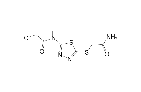 N-{5-[(2-amino-2-oxoethyl)sulfanyl]-1,3,4-thiadiazol-2-yl}-2-chloroacetamide