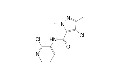 4-chloro-N-(2-chloro-3-pyridinyl)-1,3-dimethyl-1H-pyrazole-5-carboxamide