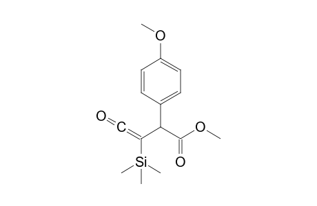 2-(4-Methoxyphenyl)-4-oxo-3-trimethylsilyl-3-butenoic acid methyl ester
