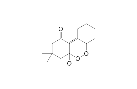 4A-HYDROXY-3,3-DIMETHYL-3,4,4A,6A,7,8,9,10-OCTAHYDRODIBENZO-[C,E]-[1,2]-DIOXIN-1(2H)-ONE