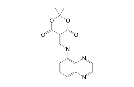 2,2-dimethyl-5-[(quinoxalin-5-ylamino)methylene]-1,3-dioxane-4,6-quinone