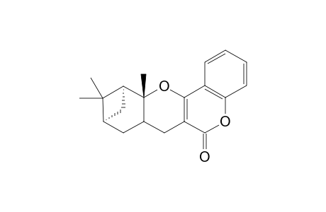 (7aR,9S,11S,11aS)-10,10,11a-Tri-methyl-9,11-methano-7,7a,8,9,10,11-hexahydro-6H,11aH-[1]benzopyran[4,3-b][1]benzopyran-6-one