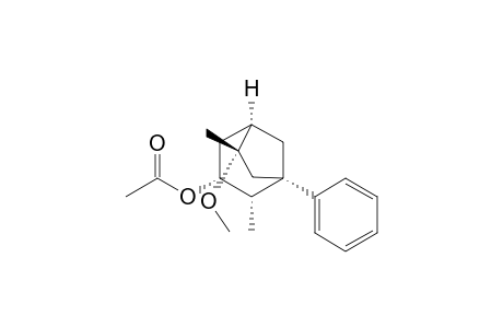 (-)-(1S,2S,3R,5R,6S)-3-Acetoxy-2,6-dimethyl-6-methoxy-1-phenylbicyclo[3.2.1]octane