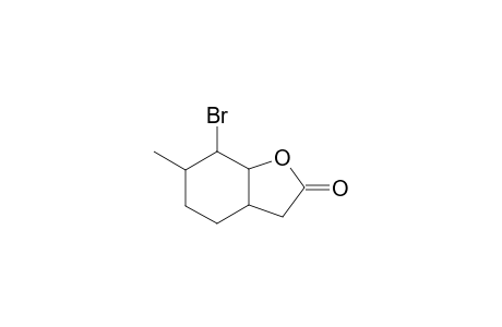 2-BROMO-3-METHYL-9-OXABICYCLO-[4.3.0]-NONAN-8-ONE