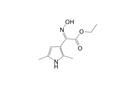Ethyl 2,5-dimethylpyrrol-3-yl(hydroxyimino)acetate
