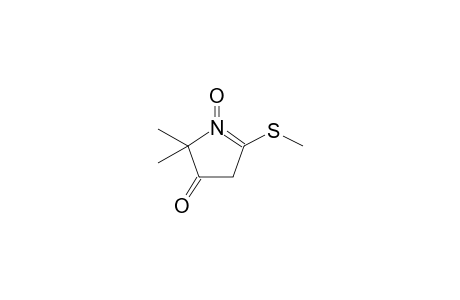 2-METHYLTHIO-4-OXO-5,5-DIMETHYL-1-PYRROLINE-1-OXIDE