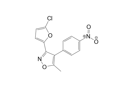 3-(5-Chlorofuran-2-yl)-5-methyl-4-(4-nitrophenyl)isoxazole