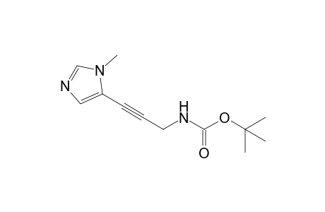 N-[3-(3-methyl-4-imidazolyl)prop-2-ynyl]carbamic acid tert-butyl ester