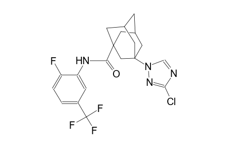 3-(3-chloro-1H-1,2,4-triazol-1-yl)-N-[2-fluoro-5-(trifluoromethyl)phenyl]-1-adamantanecarboxamide