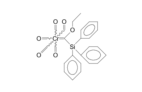 Pentacarbonyl(ethoxy(triphenylsilyl)carbene)chromium