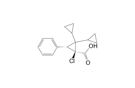 [1,1':1',1''-Tercyclopropane]-2'-carboxylic acid, 2'-chloro-3'-phenyl-, cis-