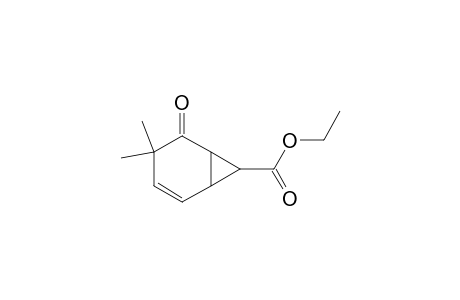 Ethyl ester of 4,4-dimethyl-5-oxobicyclo[4.1.0]hept-2-en-7-exo-carboxylic acid