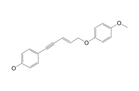 1-HYDROXY-4-[5-(4-METHOXYPHENOXY)-3-PENTEN-1-YNYL]-PHENOL