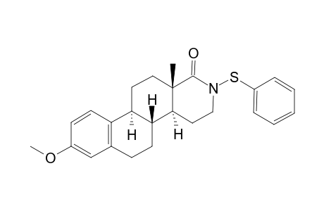3-Methoxy-N-(phenylthio)-17-aza-d-homo-1,3,5,(10)-estratrien-17a-one