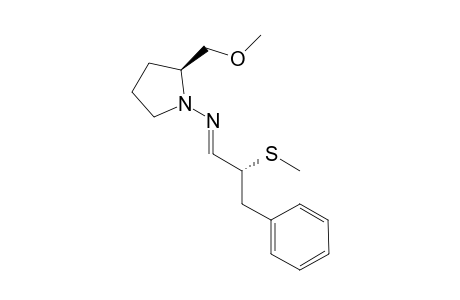 (E)-[(2S)-2-(methoxymethyl)pyrrolidino]-[(2R)-2-(methylthio)-3-phenyl-propylidene]amine