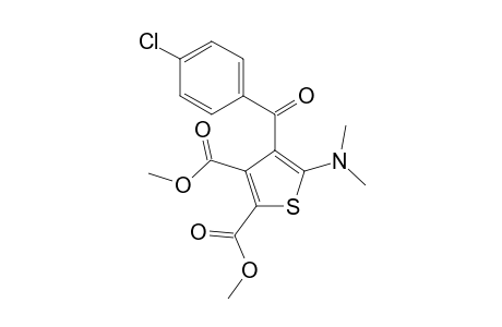 Dimethyl 4-(4-chlorobenzoyl)-5-dimethylamino-2,3-thiophenedicarboxylate