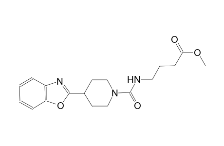 butanoic acid, 4-[[[4-(2-benzoxazolyl)-1-piperidinyl]carbonyl]amino]-, methyl ester