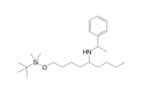 N-[9-(tert-Butyldimethylsiloxy)non-5-yl]-N-(1-phenylethyl)amine