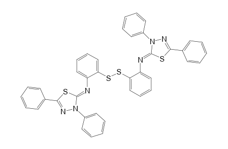 BIS-[2-(3,5-DIPHENYL-1,3,4-THIADIAZOL-2-YLIDENEAMINO)-PHENYL]-DISULFIDE
