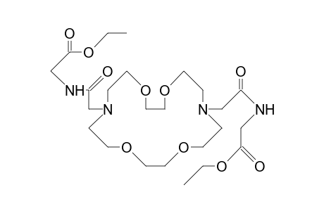 7,16-Bis(ethoxycarbonylmethylcarbamoylmethyl)-1,4,10,13-tetraoxa-7,16-diaza-cyclooctadecane