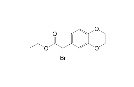 Bromo-2,3-dihydrobenzo[1,4]dioxin-6-ylacetic acid ethyl ester
