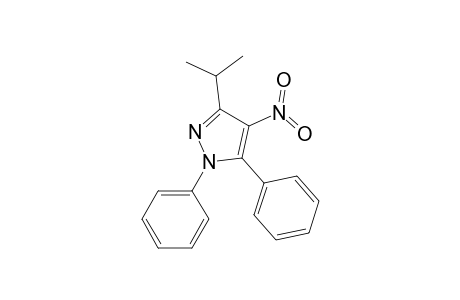 3-(1-Mehylethyl)-4-nitro-1,5-diphenyl-1H-pyrazole