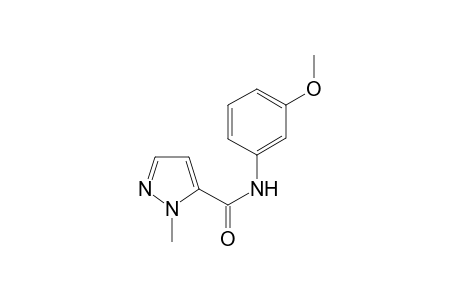 1H-Pyrazole-5-carboxamide, N-(3-methoxyphenyl)-1-methyl-