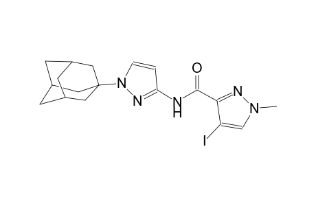 N-[1-(1-adamantyl)-1H-pyrazol-3-yl]-4-iodo-1-methyl-1H-pyrazole-3-carboxamide