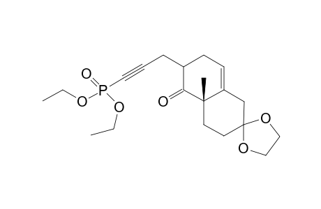[3-((S)-4'a-Methyl-5'-oxo-3',4',4'a,5',6',7'-hexahydro-1'H-spiro[[1,3]dioxolane-2,2'-naphthalen]-6'-yl)-prop-1-ynyl]-phosphonic acid diethyl ester