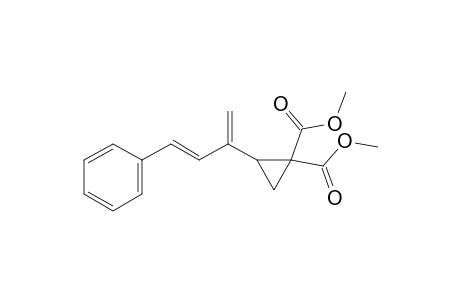 (E)-1,1-Bis(methoxycarbonyl)-2-(1'-methylene-3'-phenyl-2'-propenyl)cyclopropane