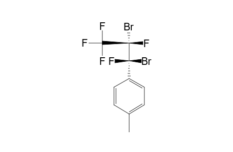 THREO-1-(PARA-METHYLPHENYL)-1,2-DIBROMO-1,2,3,3,3-PENTAFLUOROPROPANE