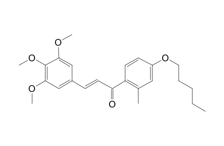 4'-(N-Pentyl)oxy-2'-methyl-3,4,5-trimethoxychalcone (isomer 1)